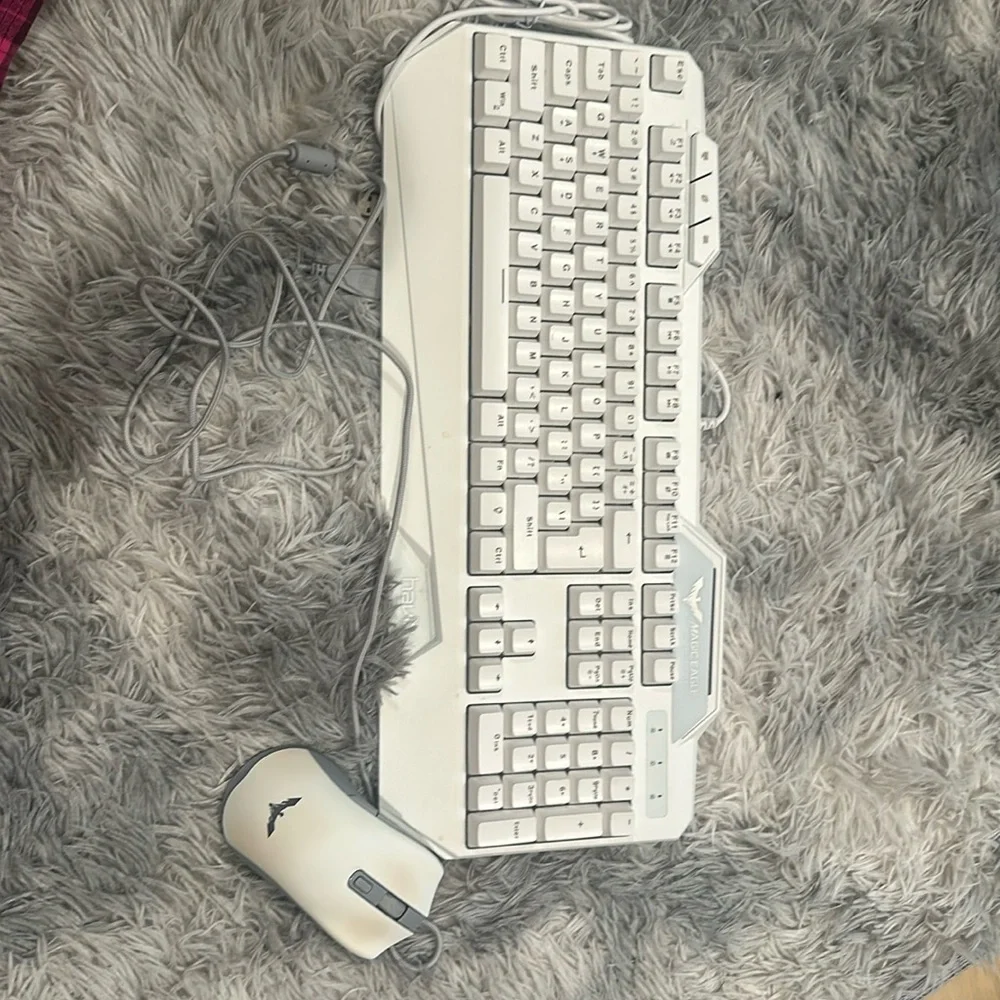 LED keyboard and mouse